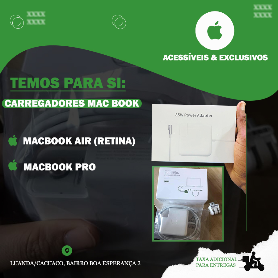Vendas de carregadores de MacBook
