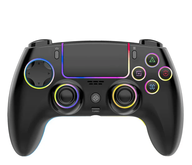 Controller Dual Shock Com efeito de Iluminação RGB ( PS4, PS3, Switch, Android, IOS, PC)
