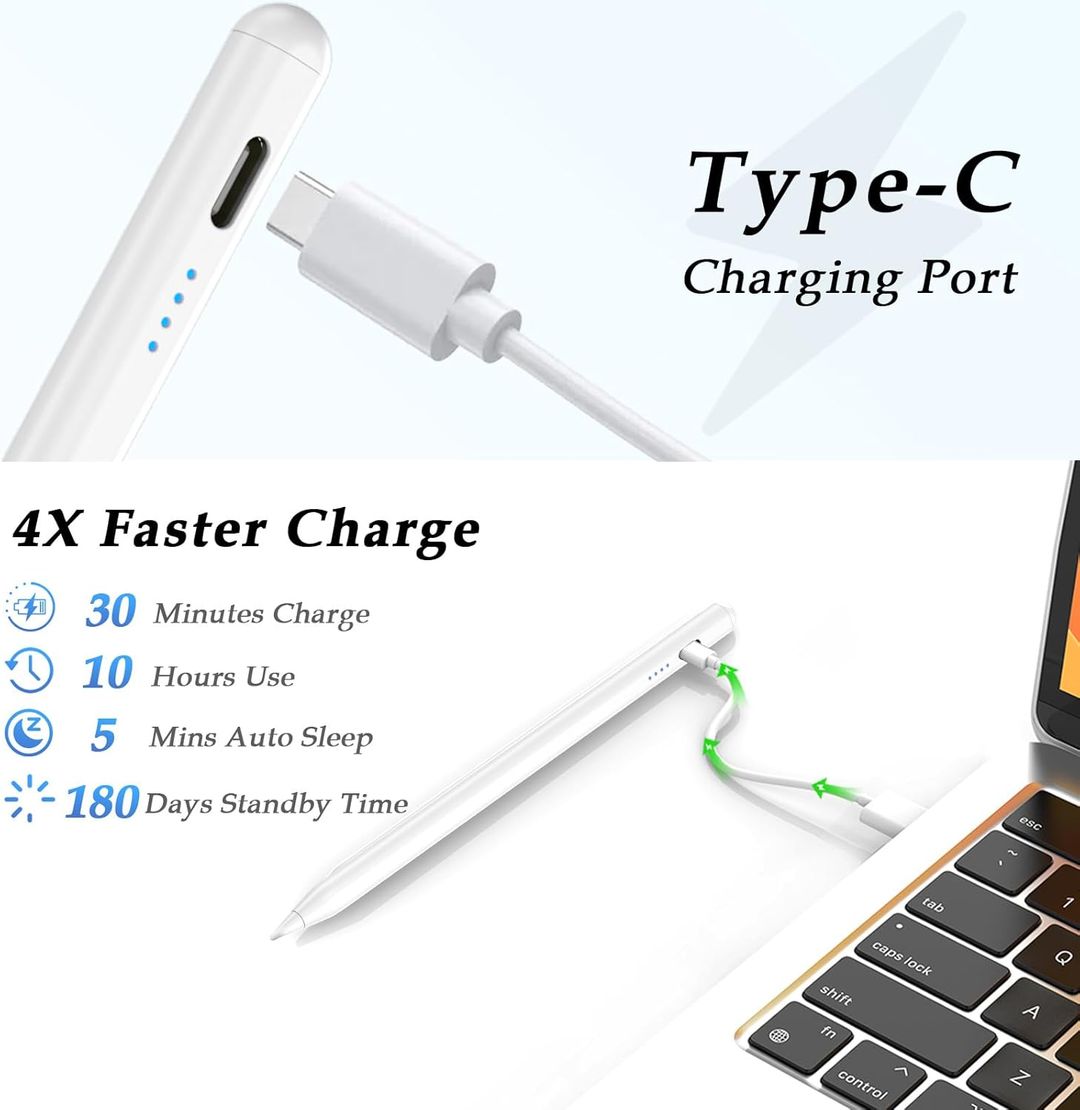 Caneta Universal Stylus (Compatível para Android/iPhone/Tablet Telefone com Tela Sensível ao Toque) - Imagem 4