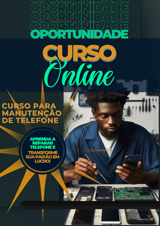 Curso on-line de reparação de telefone 