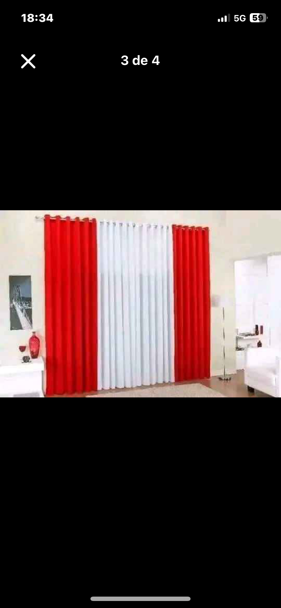 Vendo jogos de cortinas por apenas 7.500kz