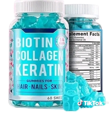 Gomas para crescimento de cabelo unhas e pele - Imagem 2