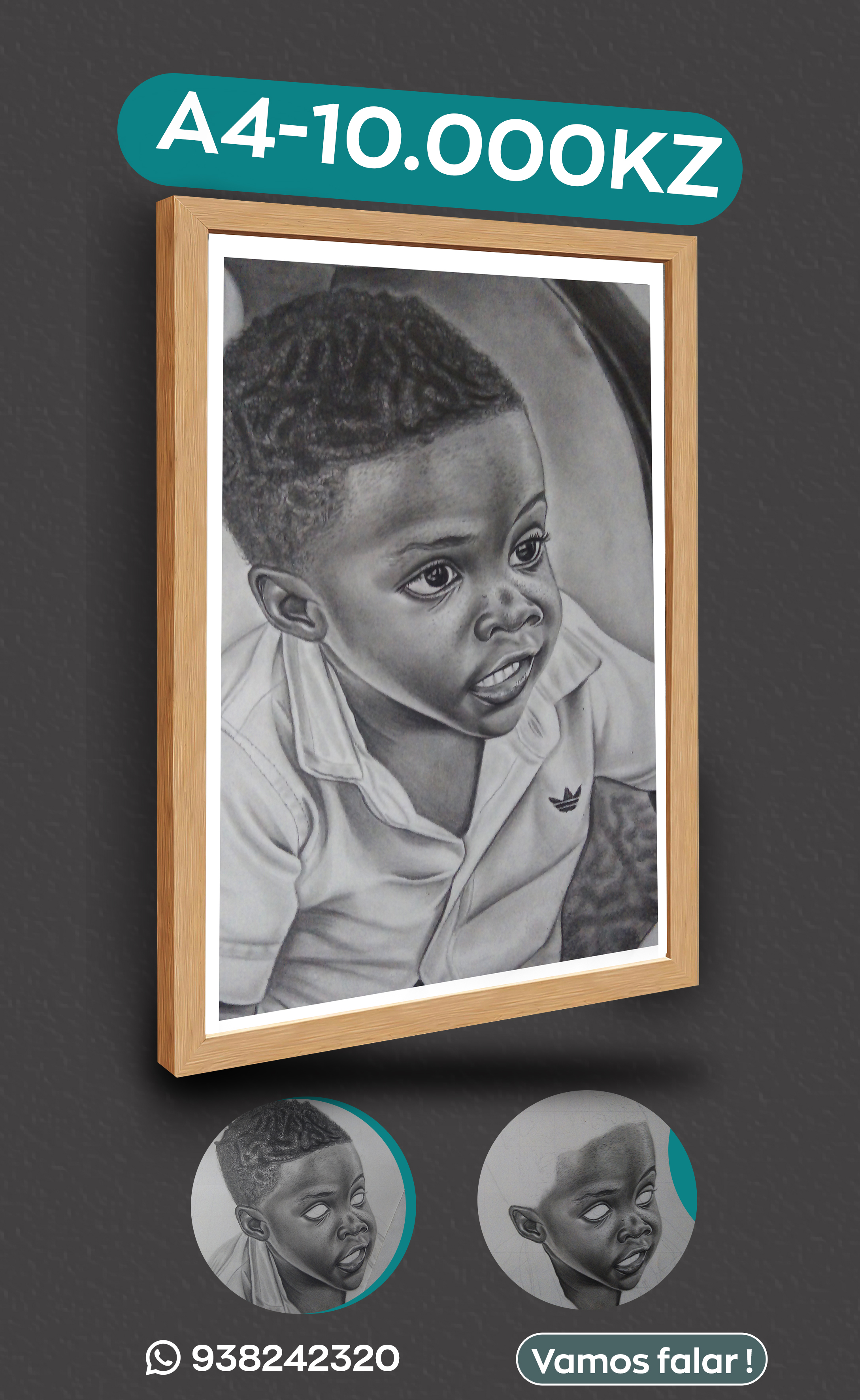 Retratos a lápis. Feito a mão✍️