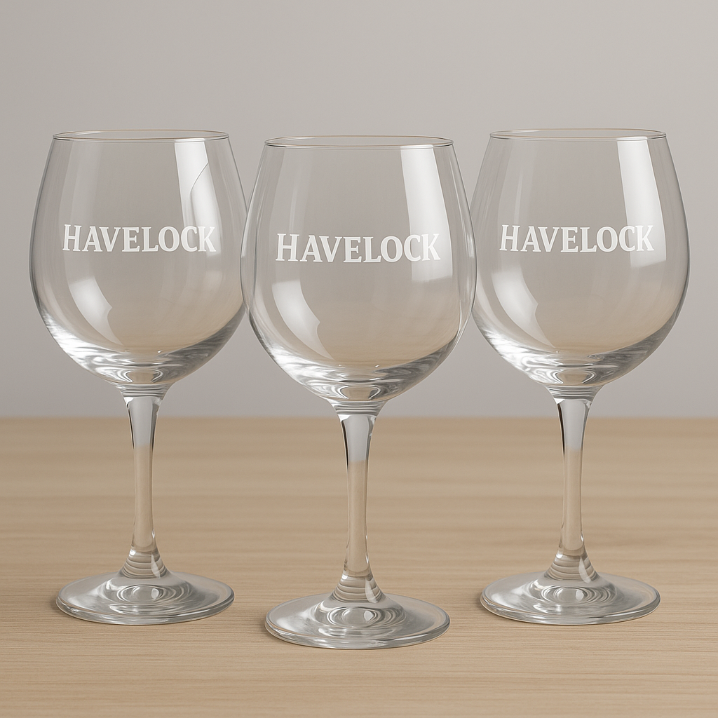 Vendo 3 Copos Originais de Gin Havelock – Novos e Elegantes