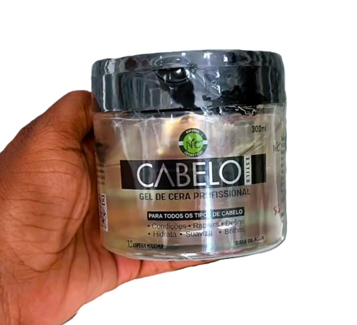 Gel "CABELO", Super fixação para todo tipo de penteados