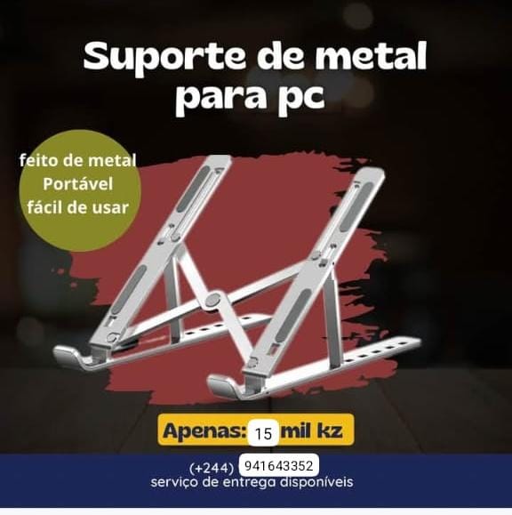 Suporte de aluminio.