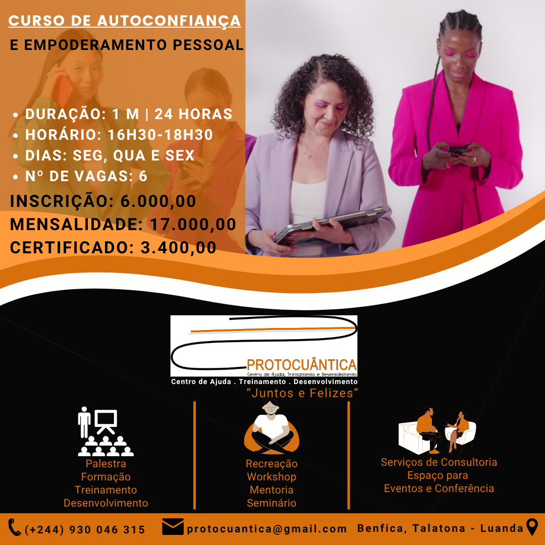 CURSO DE AUTOCONFIANÇA E EMPODERAMENTO PESSOAL