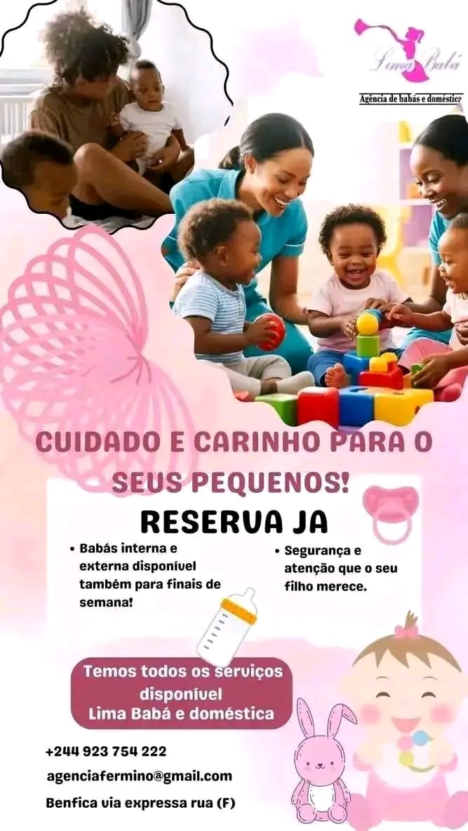 Temos Babá e doméstica profissional disponível para prestação de serviços 