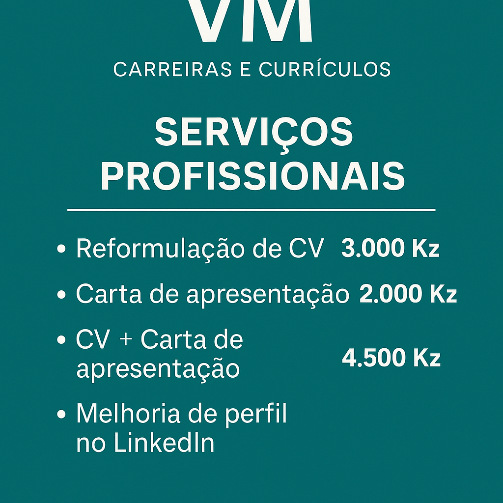 Currículos, carta de apresentação 