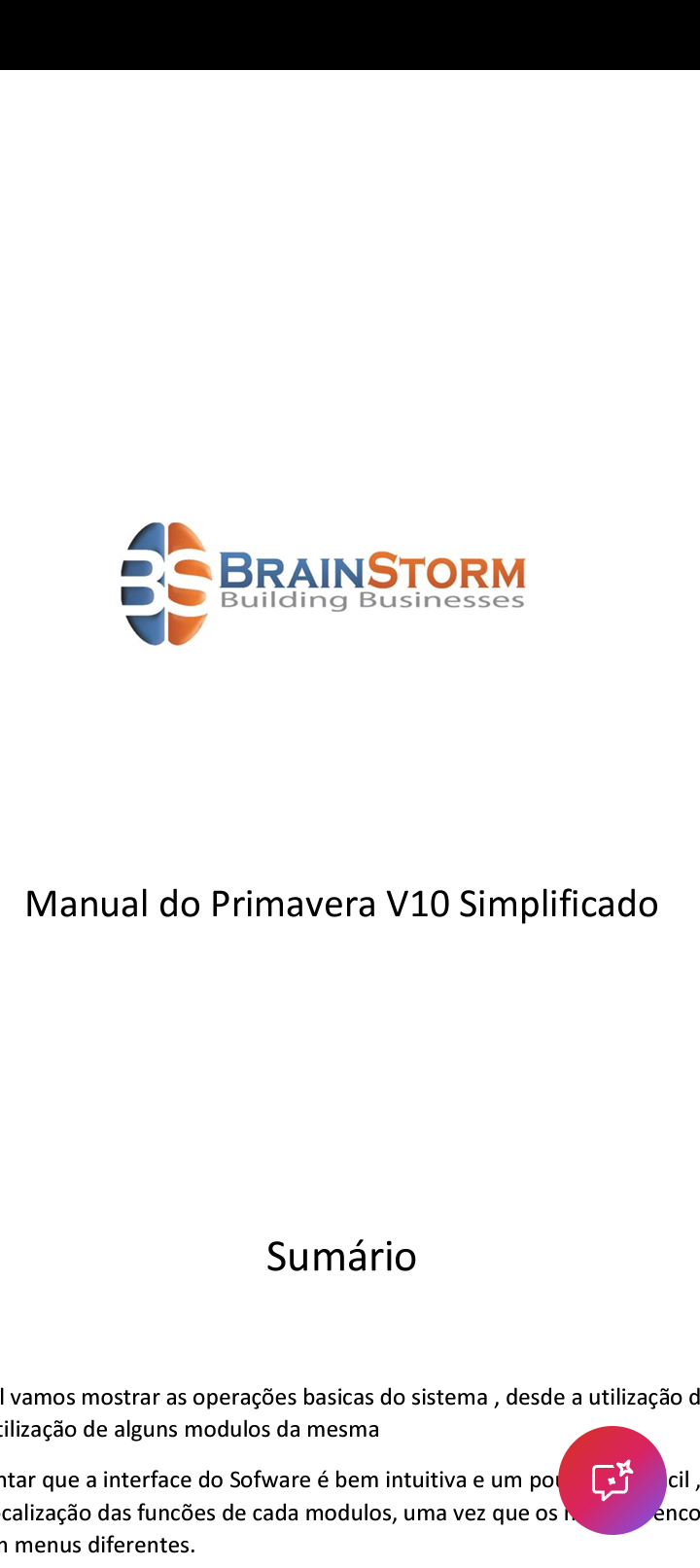 Manual primavera v10