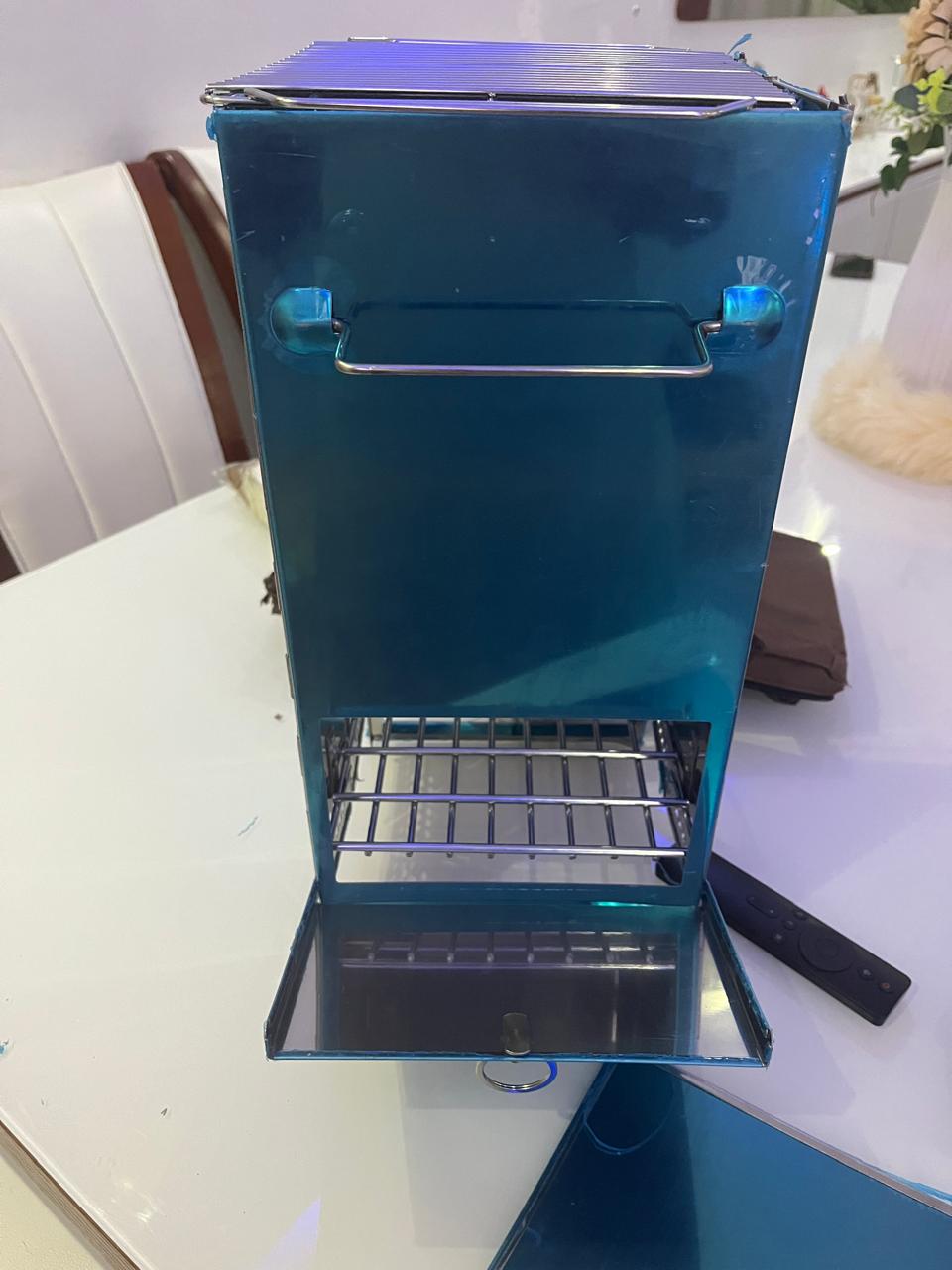 Mini churrasqueira portátil 