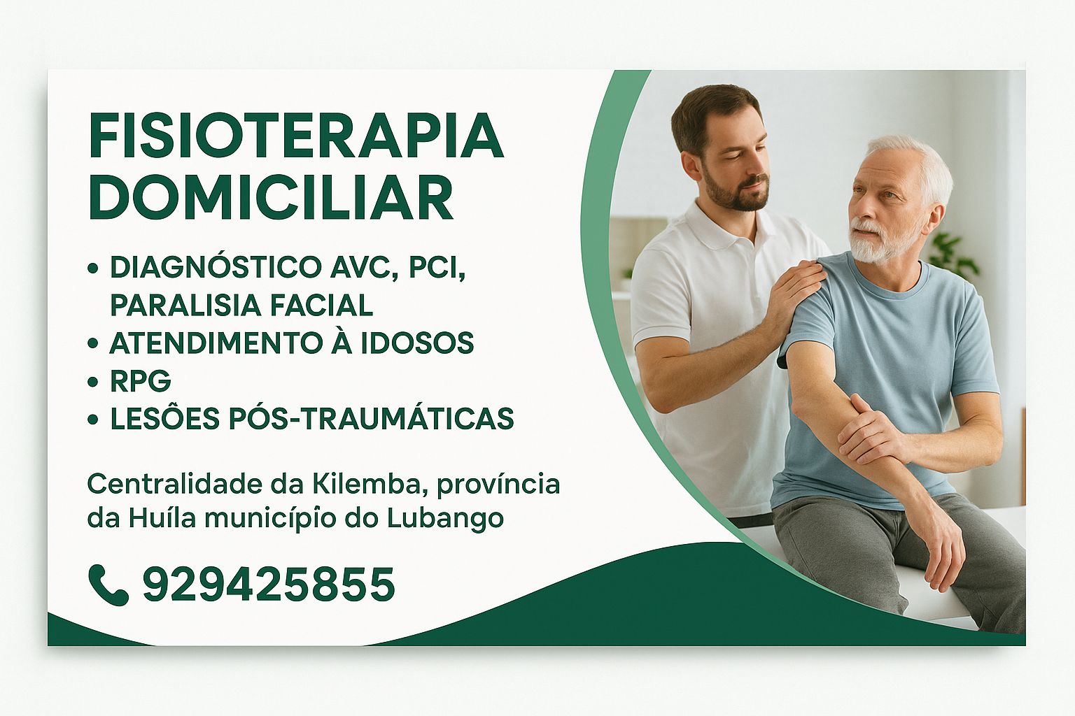 Fisioterapia domiciliar e Spa em casa ao domicílio 