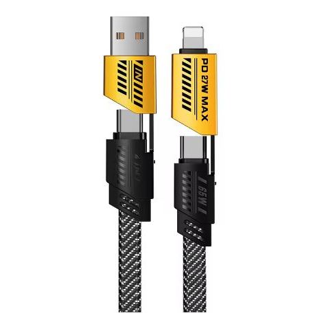 Cabo de carregamento rápido 4/1, para iPhone & Android 🤖 tipo C, entregas 🚚  gratuitas na compra de +2, disponíveis para todo país.🇦🇴  - Imagem 2