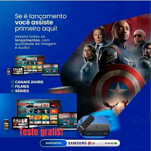 Serviço Streaming (canais, filmes e séries)