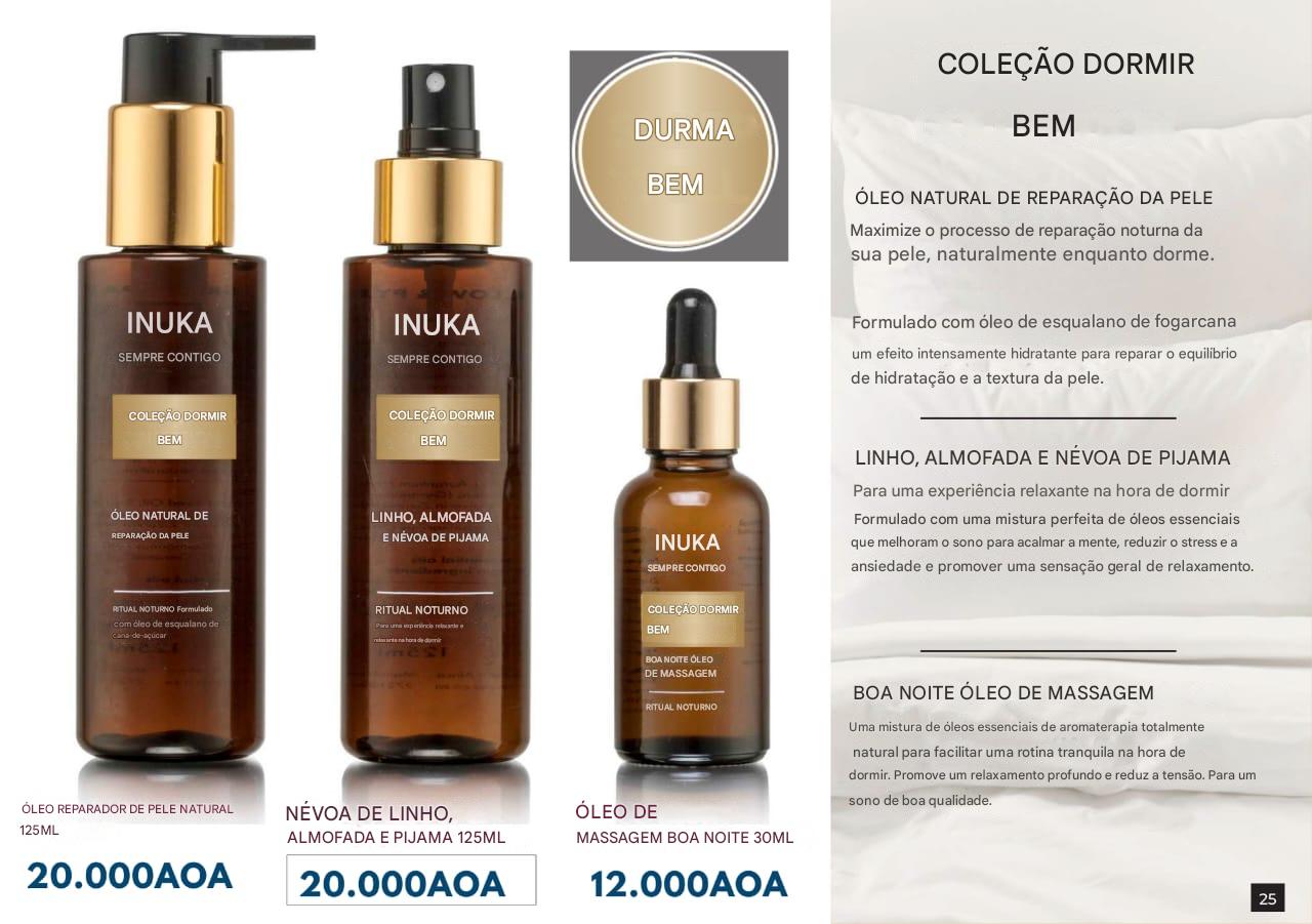 Produtos da marca INUKA. 